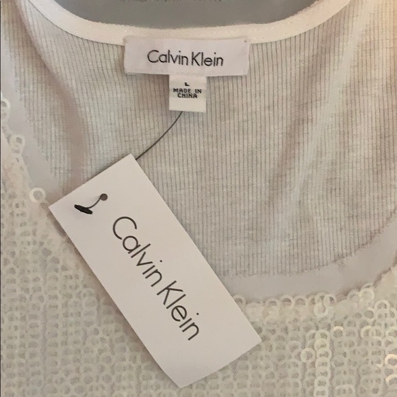 Calvin Klein sequined tank top - Picture 2 of 3